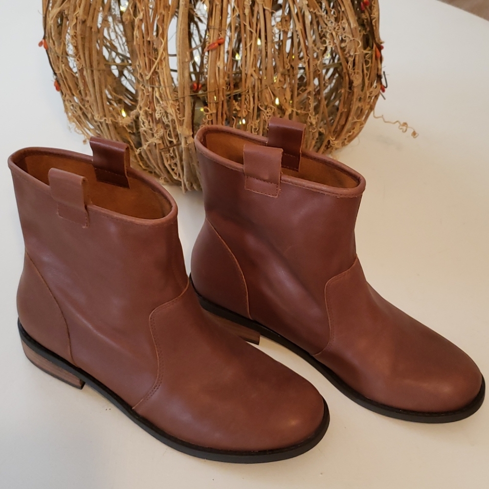 Sole Society Brown Booties